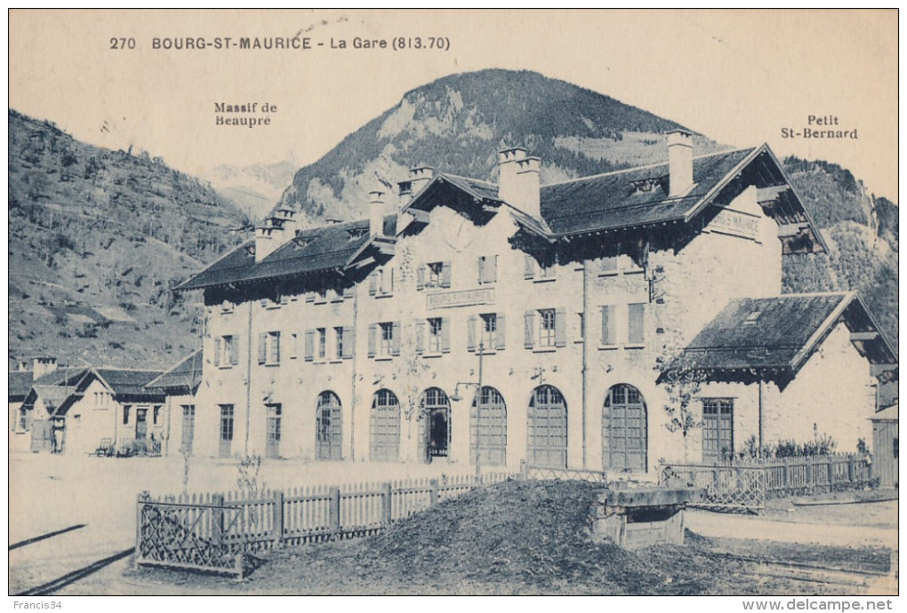 CPA - Bourg St Maurice - La Gare - Bourg Saint Maurice