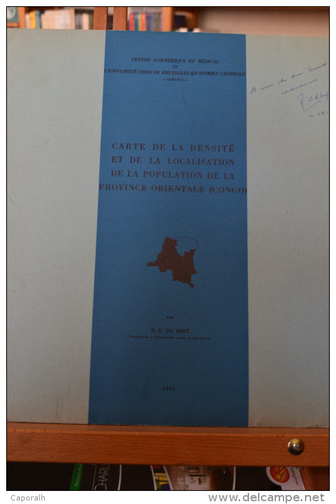 Atlas général du Congo de 1948, et atlas de la population de la prov. orientale du Congo en 1962