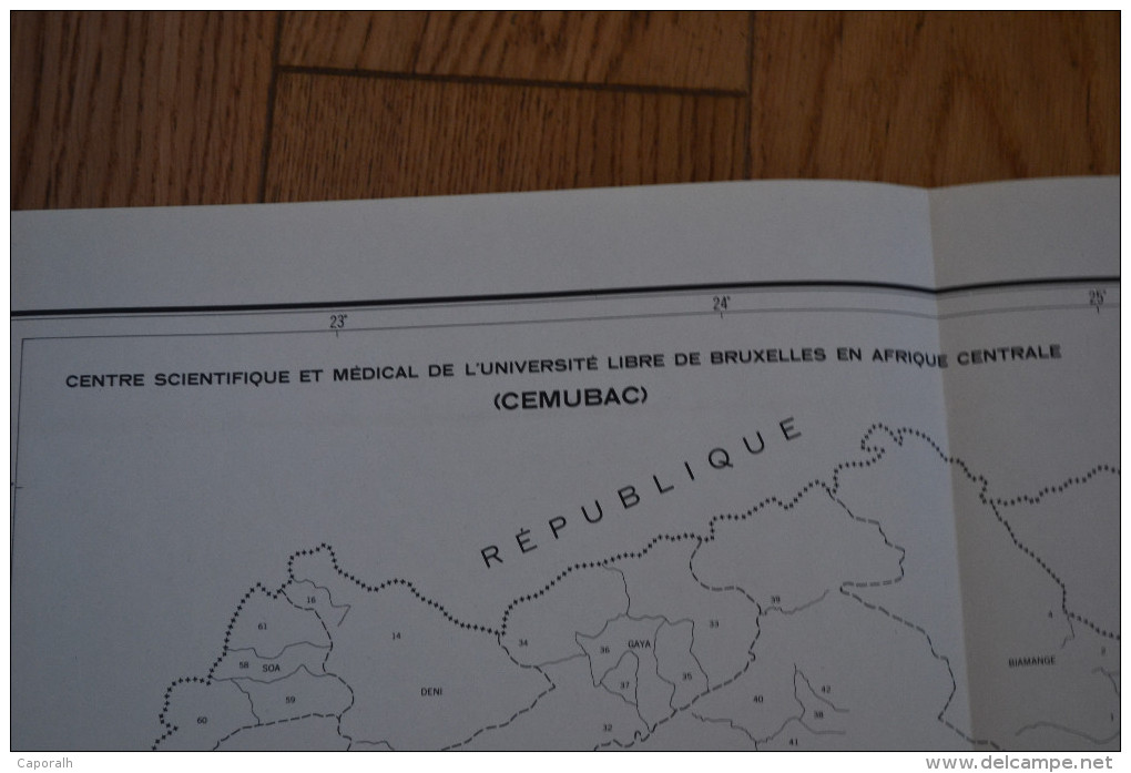 Atlas général du Congo de 1948, et atlas de la population de la prov. orientale du Congo en 1962