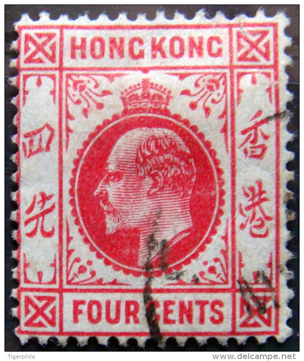 HONGKONG 1904 4c King Edward VII Used - Gebruikt