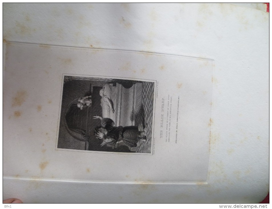 1821 à 1825- RECUEIL DE 44 GRAVURES ANGLAISES DEDIEES A L'OEUVRE DE WALTER SCOTT - VOIR PHOTOS