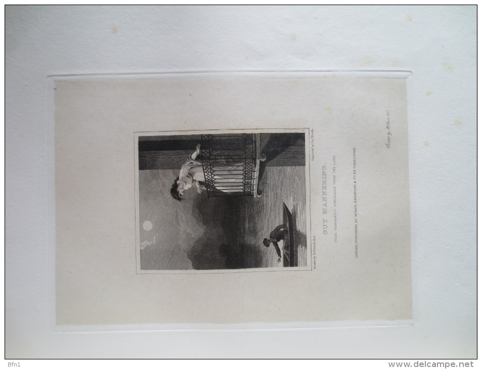 1821 à 1825- RECUEIL DE 44 GRAVURES ANGLAISES DEDIEES A L'OEUVRE DE WALTER SCOTT - VOIR PHOTOS