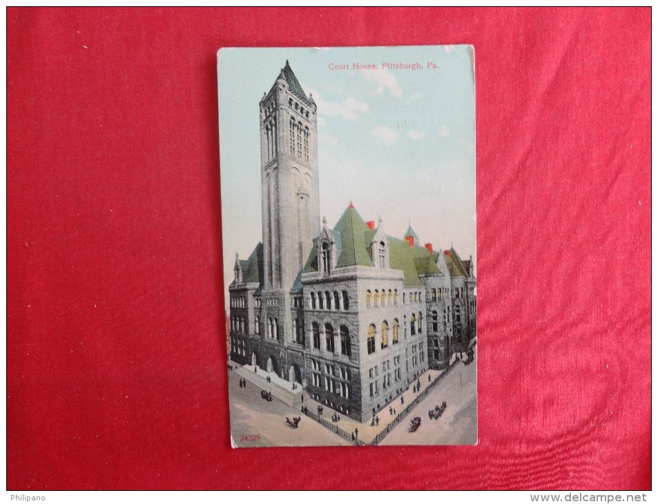 Pennsylvania > Pittsburgh  -- Court House  1909 Cancel   Ref 1228 - Pittsburgh