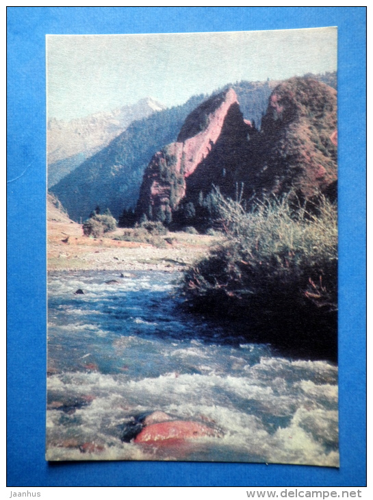 Dzhety Oguz , Broken Heart Rock - Nature Of Kyrgyzstan - 1969 - Kyrgyzstan USSR - Unused - Kirgizië