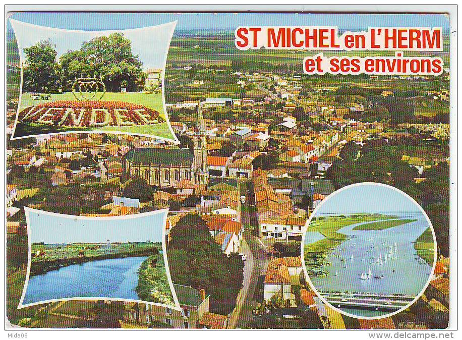 85. SAINT MICHEL EN L'HERM ET SES ENVIRONS . MULTIVUES. Edition CIM - Saint Michel En L'Herm