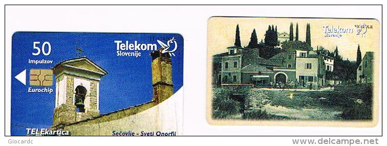 SLOVENIA (SLOVENIJA)  - TELEKOM SLOVENIJE  -   2002 SECOVLJE / SVETI ONORFIJ  - USED  -  RIF. 3104 - Slovenia