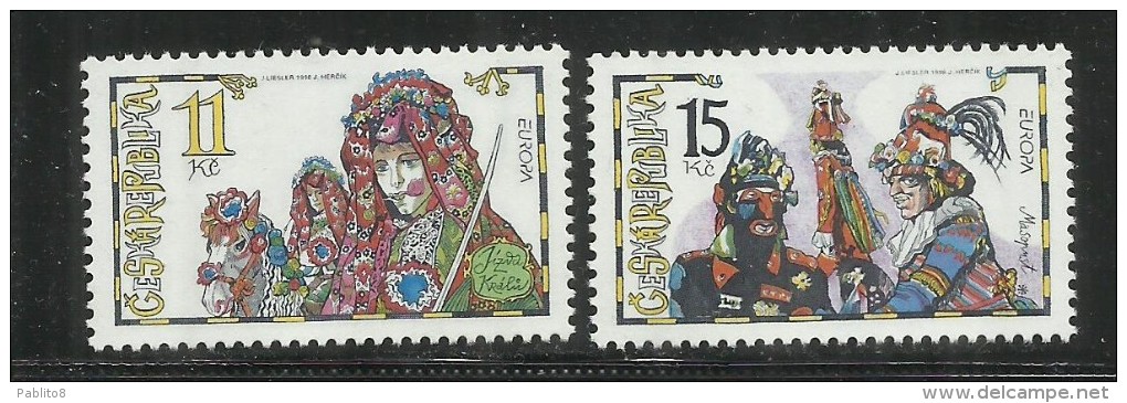 CZECH REPUBLIC REPUBBLICA CECA CZECHOSLOVAKIA CESKA CECOSLOVACCHIA 1998 EUROPA CEPT MNH - Neufs