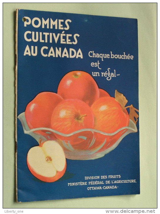 Pommes Cultivées Au Canada ( Div. Fruits ) Bulletin N° 35 Ed. Revisée / Min. Agriculture ( Zie Foto Voor Details ) ! - Werbung