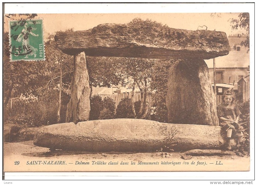 SAINT NAZAIRE - Dolmen Trilithe - N°29 - Dolmen & Menhirs