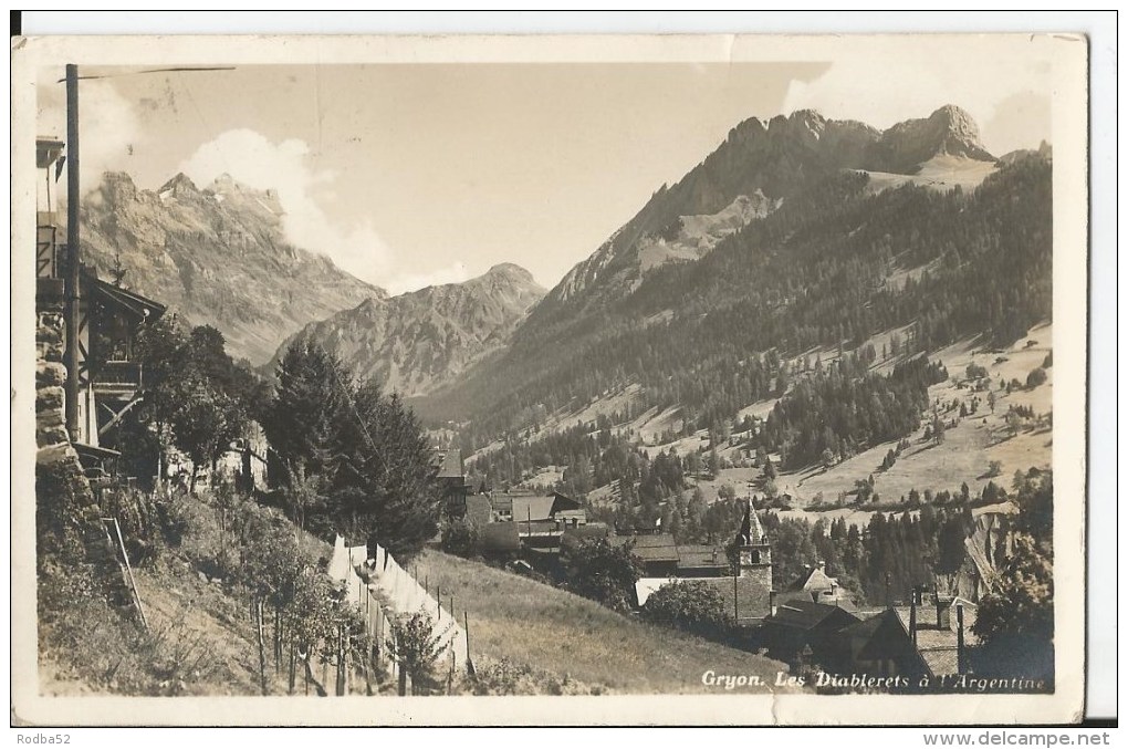 CPA - Gryon - Les Diablerets  Et L' Argentine - Gryon