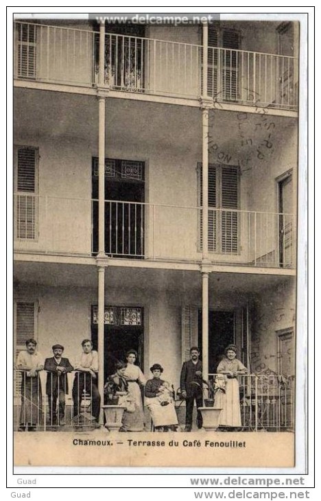 CHAMOUX - TERRASSE DU CAFE FENOUILLET - Chamoux Sur Gelon