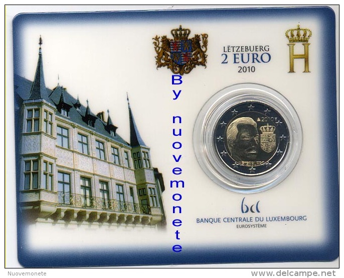 LUSSEMBURGO Coincard 2010  Con 2 Euro Stemma Del Granducato BU - Luxemburg