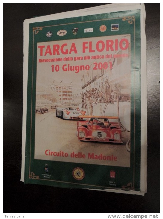 X MEMORABILIA SPORTS AUTO MANIFESTO ORIGINALE 70x100 TARGA FLORIO RALLY RIEVOCAZIONE 2001 - Automobile - F1