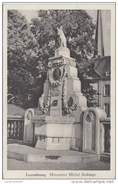 Luxembourg   Monument Michel Rodange                            Scan 6828 - Luxemburg - Stadt