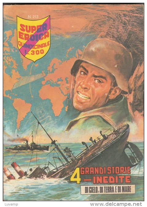 SUPER-EROICA  QUINDICINALE EDIZIONE DARDO   N.  213 ( CART 38) - Guerre 1939-45