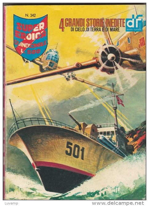 SUPER-EROICA  QUINDICINALE EDIZIONE DARDO  N. 342 ( CART 38) - Guerre 1939-45