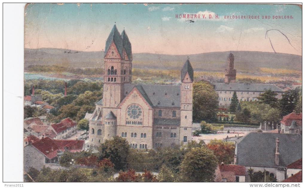 Bad Homburg V.d.H., Erlöserkirche Und Schloss - Bad Homburg