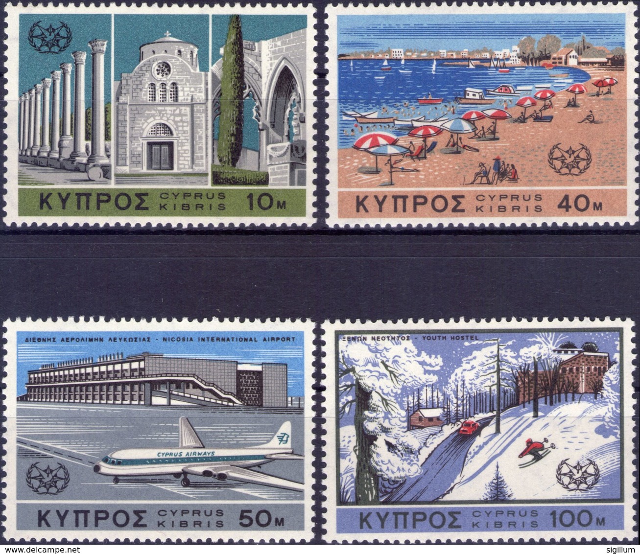 CIPRO REPUBBLICA 1967 - TURISMO - SERIE COMPLETA NUOVA MNH** - Nuovi