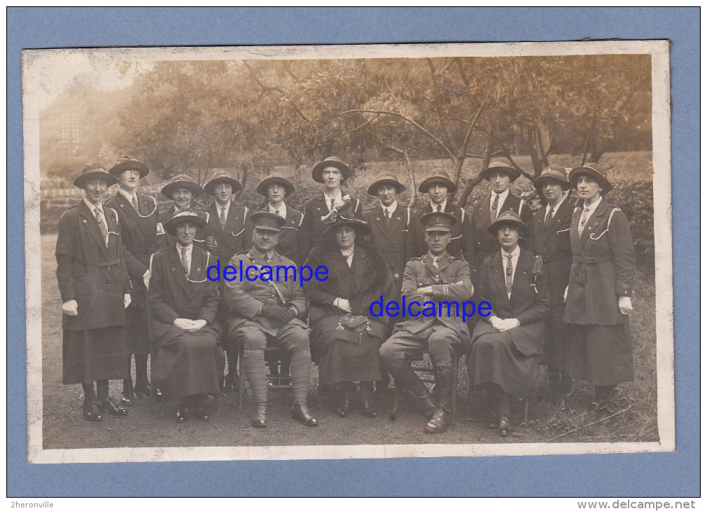 CPA Photo - NEWCASTLE - Officers & Ladies Of GLB - Photo MacKay - The " Girls Life Brigade " - Scoutisme - Scouts - 1921 - Autres & Non Classés