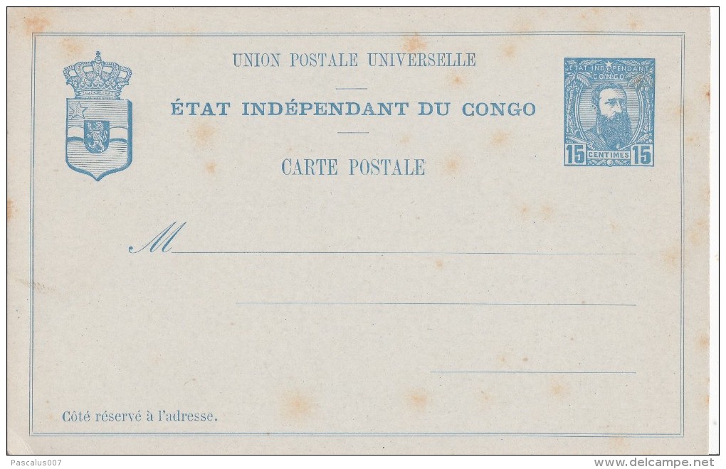 A27 - Entier Postal Du  Congo Old Unused Postcard Postal Stationery. - Entiers Postaux