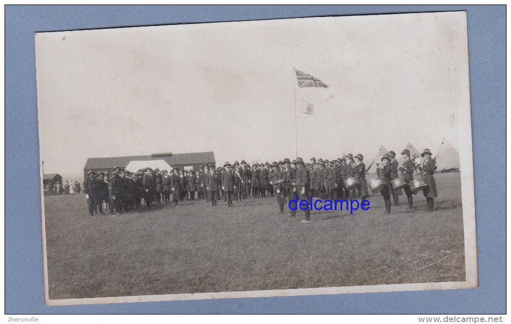 CPA Photo - RYTON - Group Of Girls Of GLB - Photo Mackay Newcastle - The " Girls Life Brigade " - Scoutisme Scout - 1921 - Autres & Non Classés