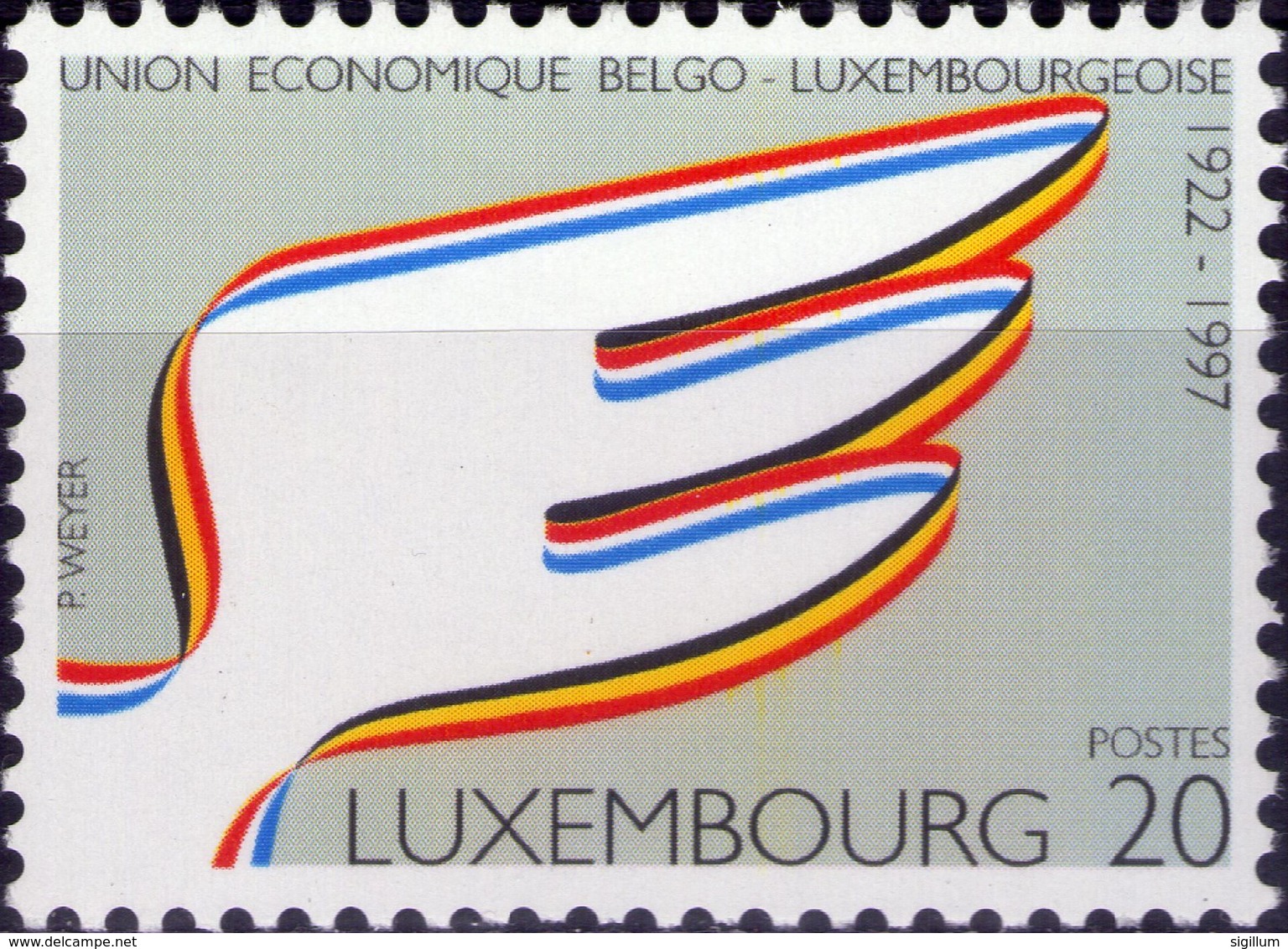 LUSSEMBURGO 1997 - UNIONE ECONOMICA BELGA LUSSEMBURGHESE - SERIE COMPLETA NUOVA MNH** - Neufs