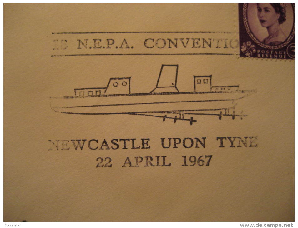 Newcastle 1967 SUBMARINE Submarines Sub Cancel Cover ENGLANG UK GB - Sous-marins