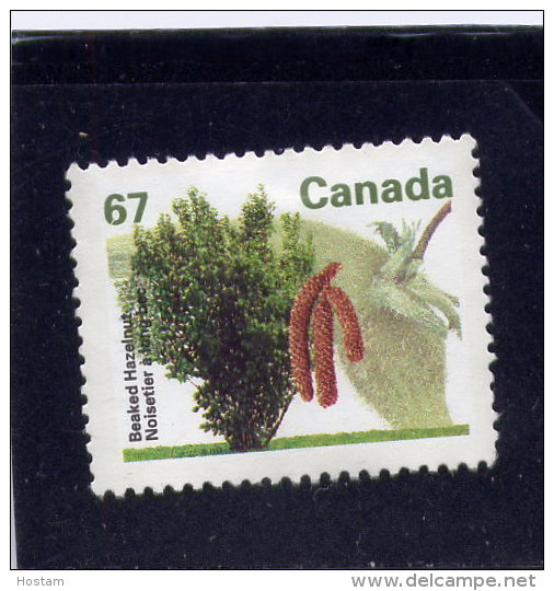 CANADA, 1992, USED # 1368, FRUIT TREE DEFINITIVES:BAKED  HAZELNUT   USED - Oblitérés