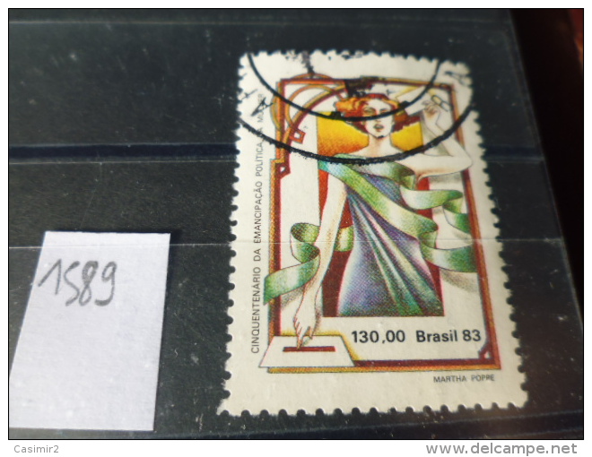 TIMBRE  DU BRESIL YVERT N° 1589 - Used Stamps