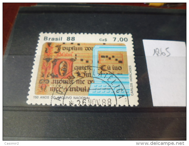 TIMBRE OBLITERE  DU BRESIL YVERT N° 1865 - Used Stamps