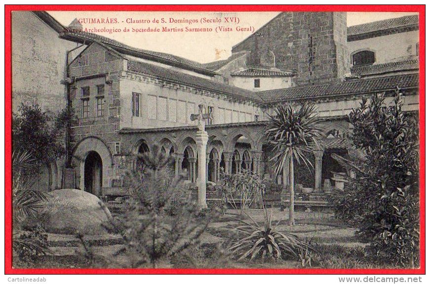 [DC6255] GUIMARAES (PORTOGALLO) - CLAUSTRO DE S. DOMINGOS - Old Postcard - Braga