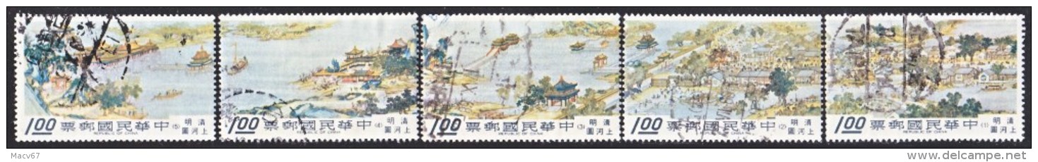 Rep.of China  1556-60     (o)  CITY  Of  CARTAY - Used Stamps