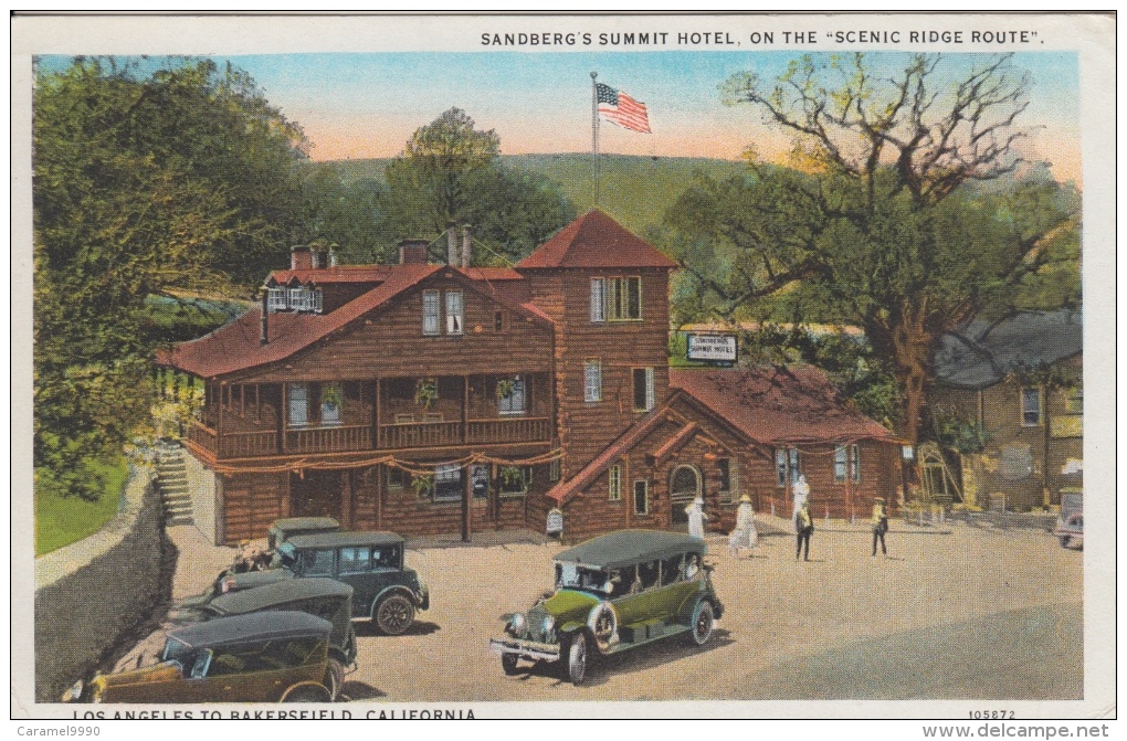 Los Angeles    Sand Berg's Summit Hotel, On The Scenic Ridge Route       Scan 6862 - Los Angeles