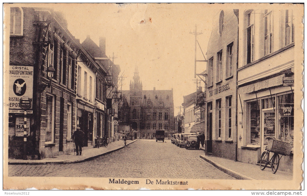 MALDEGEM : De Marktstraat - Maldegem