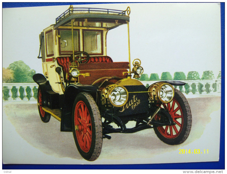 CARTOLINA MACCHINE D'EPOCA   FIAT  12/16  HP  1908 (ORIGINALE  RIPRODUZIONE  VIETATA) - Voitures D'époque