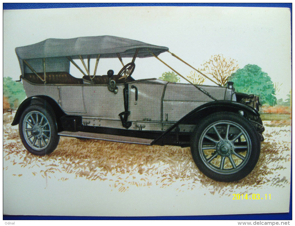 CARTOLINA MACCHINE D'EPOCA   ISOTTA FRASCHINI  B  28/35 C.V  1906 (ORIGINALE  RIPRODUZIONE  VIETATA) - Voitures D'époque