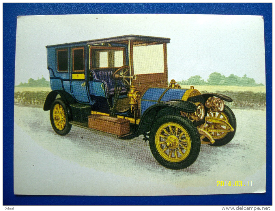 CARTOLINA MACCHINE D'EPOCA  LIMOUSINE  FIAT MOD. 24/32 C.V  1904 (ORIGINALE  RIPRODUZIONE  VIETATA) - Automobili D'Epoca