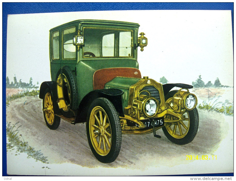 CARTOLINA MACCHINE D'EPOCA  DE DION &amp; BOUTON - B/G  1907 (ORIGINALE  RIPRODUZIONE  VIETATA) - Oldtimer