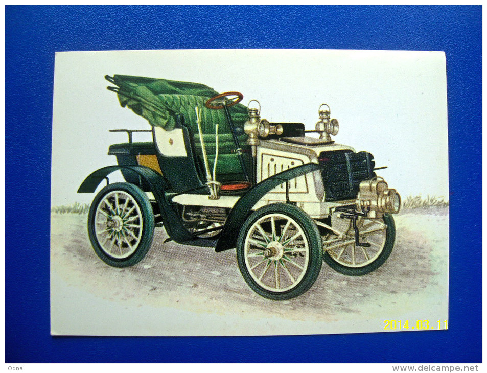 CARTOLINA MACCHINE D'EPOCA  FIAT  8  HP   1901 (ORIGINALE  RIPRODUZIONE  VIETATA) - Automobili D'Epoca