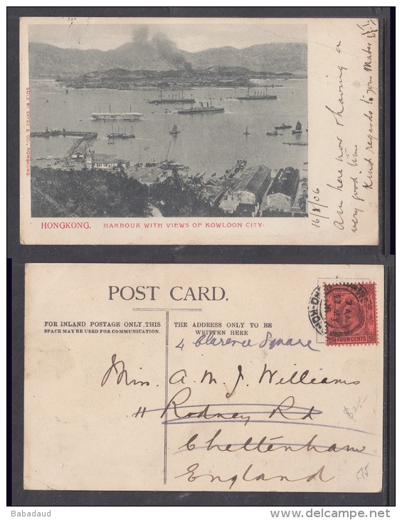 HONG KONG HARBOUR VIEWS OF KOWLOON CITY, , Used  VICTORIA, HK, 1906 - Cina (Hong Kong)