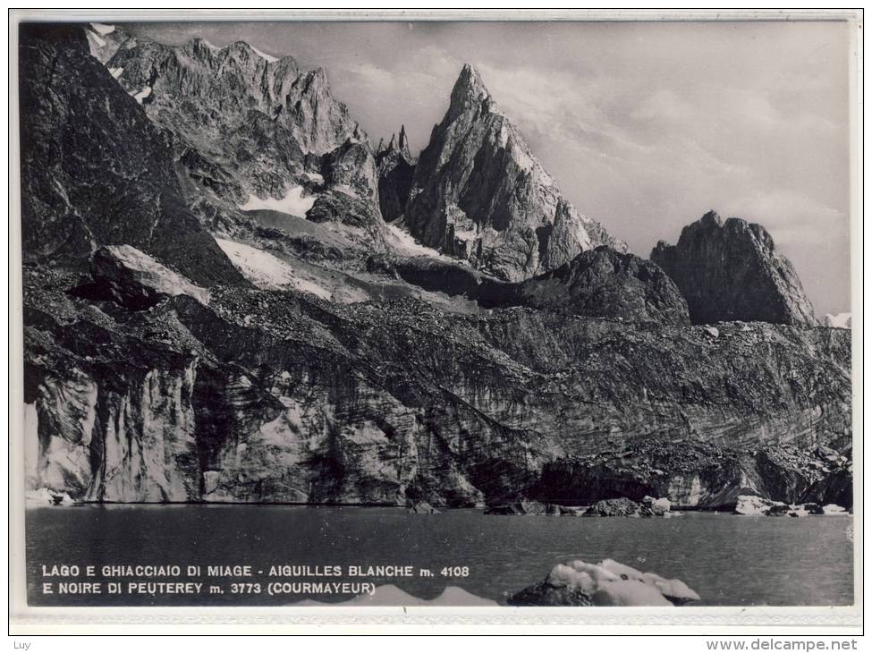 Lago  E  Chiacciaio  Di  Miage - 1958 - Andere & Zonder Classificatie