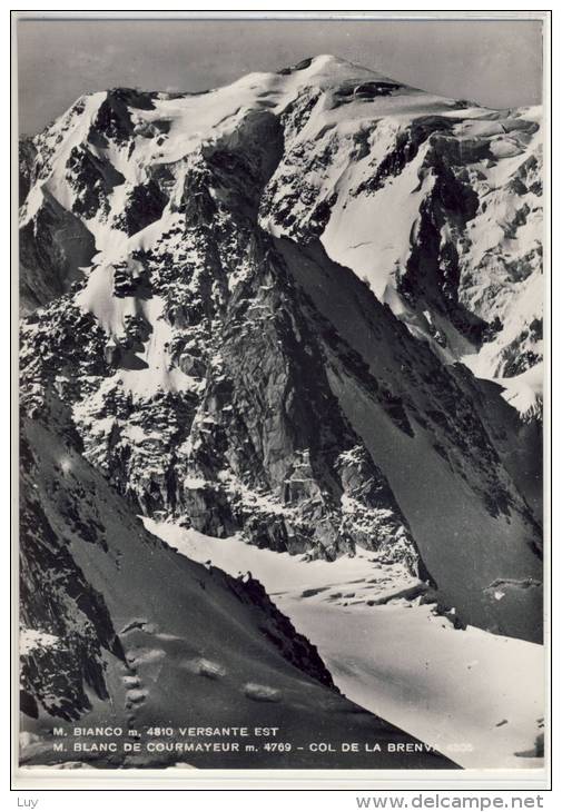 Courmayeur - Monte  Bianco - Versante  Est - 1957 - Other & Unclassified