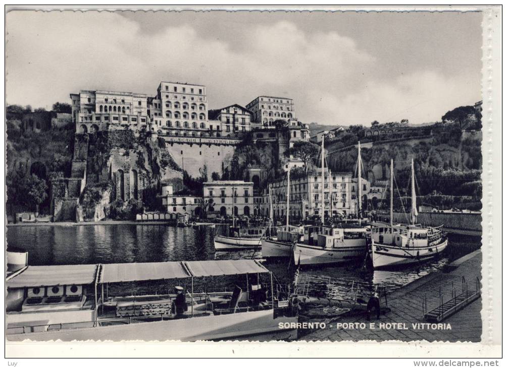 Sorrento - Porto  E  Hotel  Vittoria - 1955 - Other & Unclassified