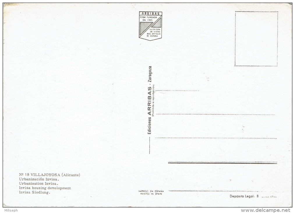 VILLAJOYOSA - (Alicante° - Urbanisation INVISA -     (3527) - Alicante