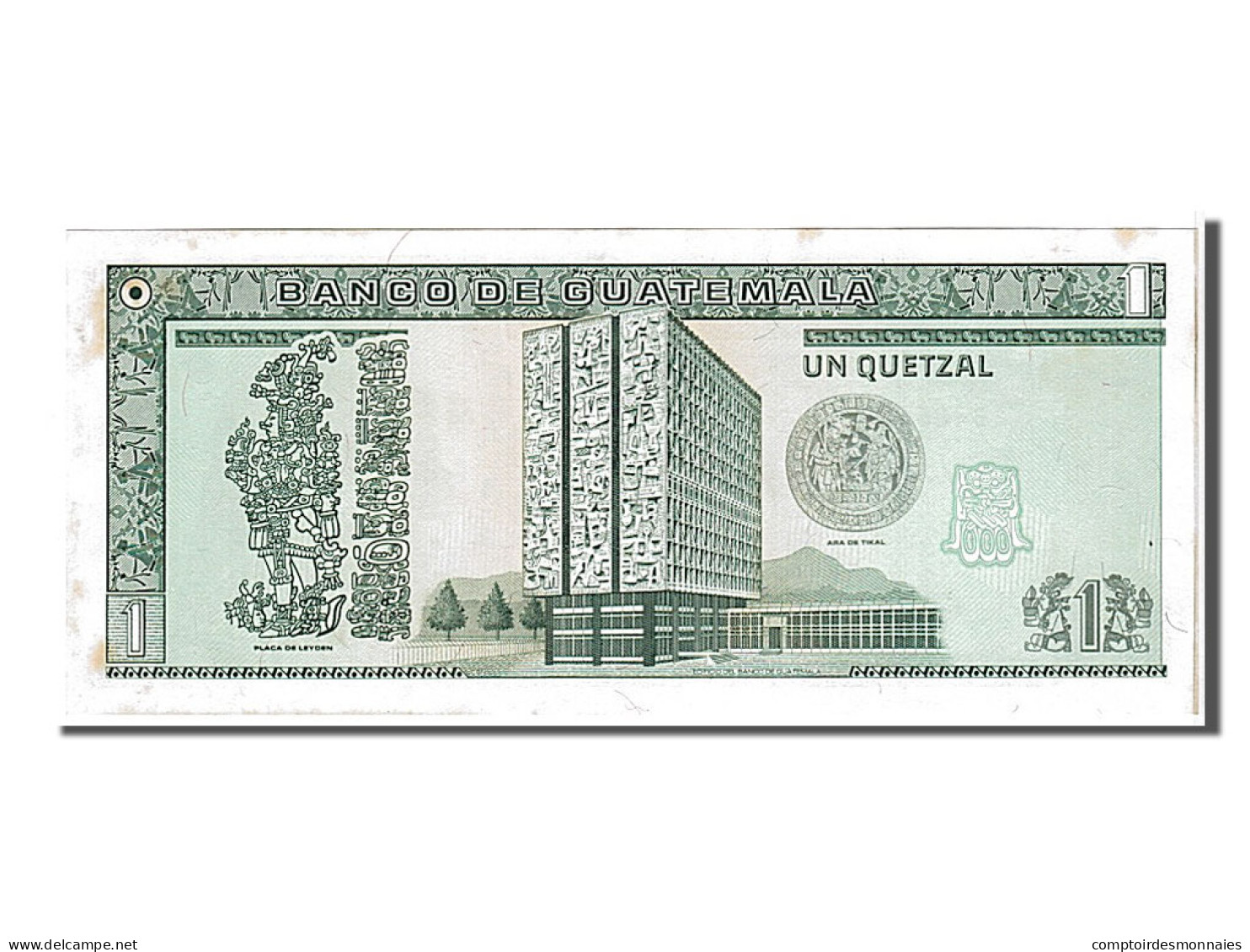 Billet, Guatemala, 1 Quetzal, 1991, KM:73b, SUP - Guatemala