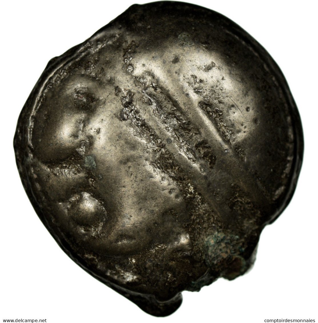 Monnaie, Séquanes, Potin, TTB+, Potin, Delestrée:3091 - Celtic