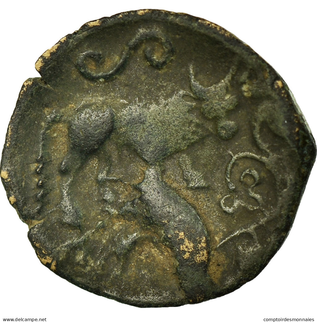 Monnaie, Veliocasses, Bronze, TTB, Bronze, Delestrée:648 - Celtic