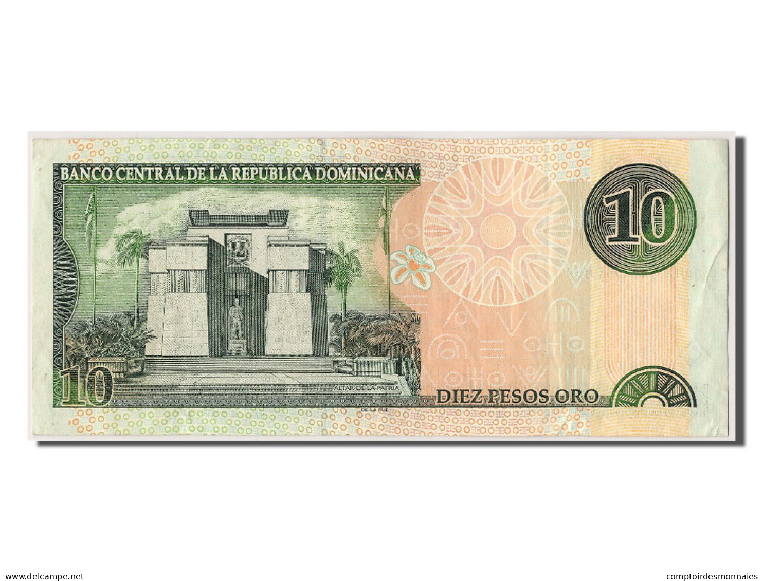 Billet, Dominican Republic, 10 Pesos Oro, 2001, SUP - Dominicaine