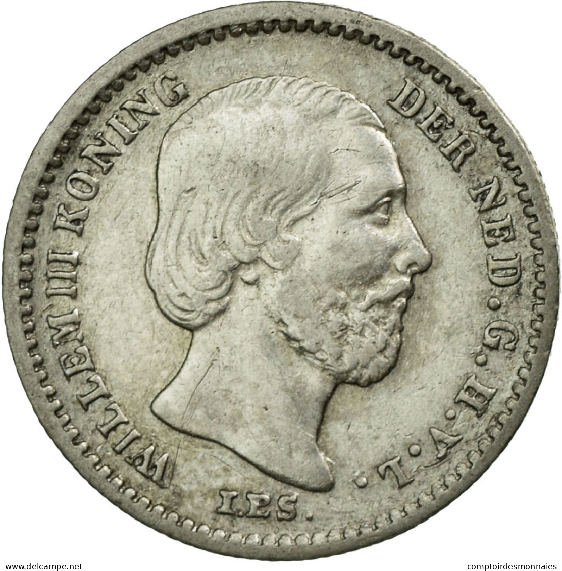 Monnaie, Pays-Bas, William III, 5 Cents, 1862, TTB, Argent, KM:91 - 1849-1890 : Willem III