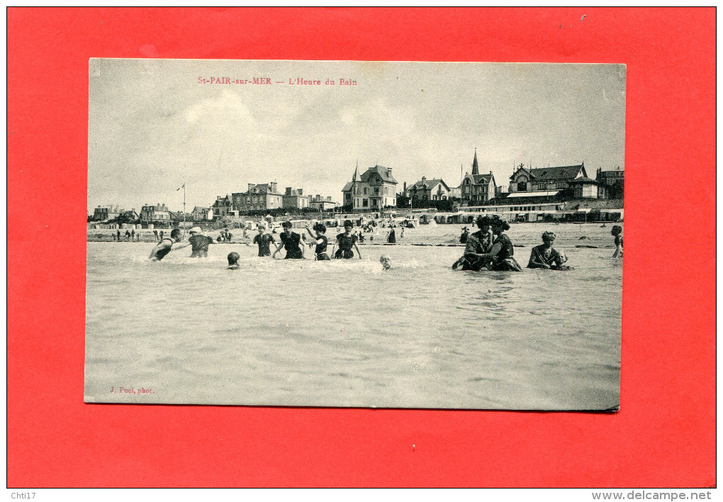 SAINT PAIR SUR MER  1910   LE FRONT DE MER    CIRC  NON   / EDIT - Saint Pair Sur Mer